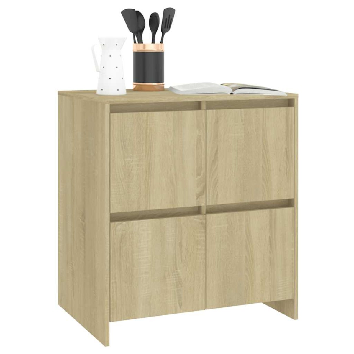 vidaXL Μπουφές Sonoma Δρυς 70 x 41 x 75 εκ. από Μοριοσανίδα