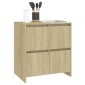 vidaXL Μπουφές Sonoma Δρυς 70 x 41 x 75 εκ. από Μοριοσανίδα