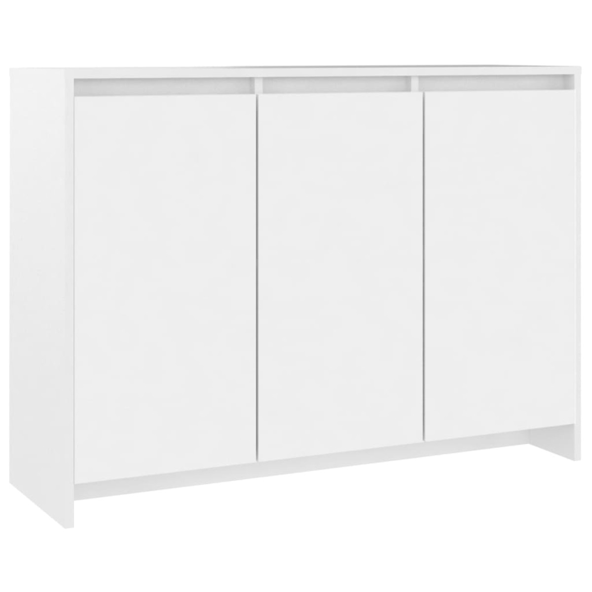 vidaXL Μπουφές Λευκός 102 x 33 x 75 εκ. από Μοριοσανίδα