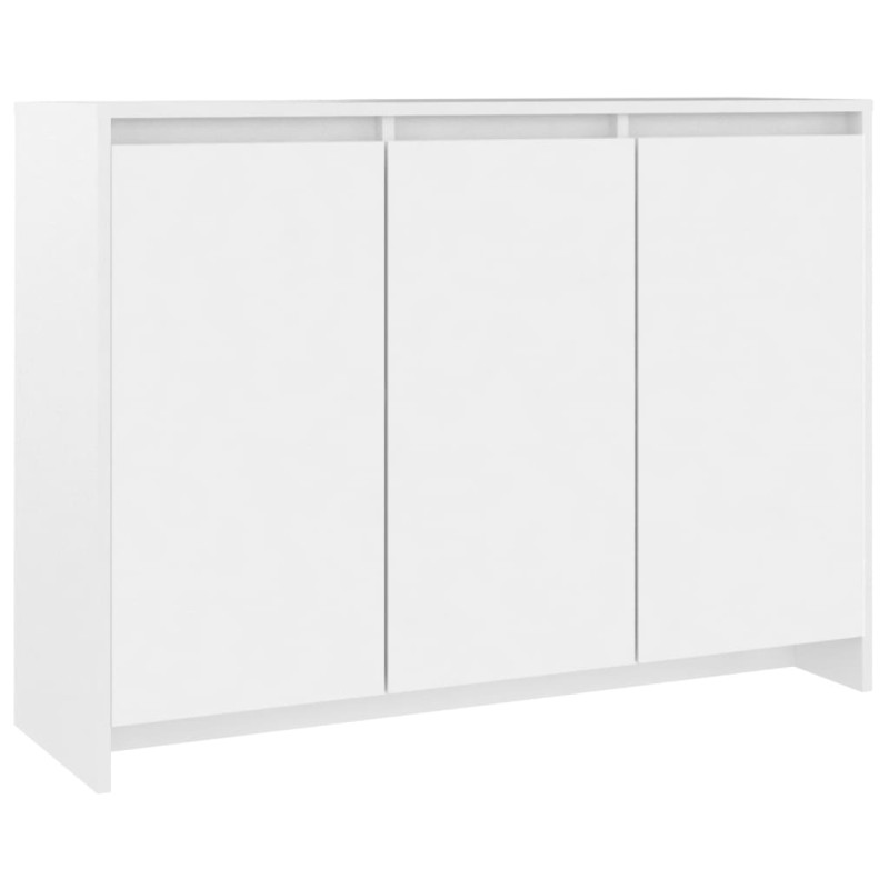 vidaXL Μπουφές Λευκός 102 x 33 x 75 εκ. από Επεξ. Ξύλο