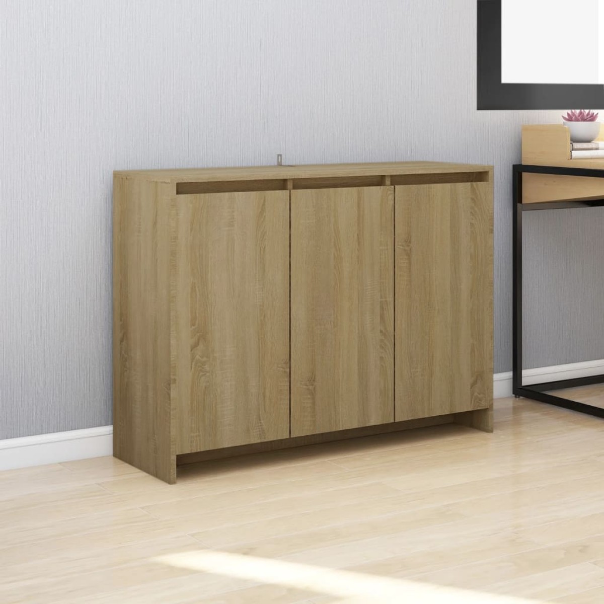 vidaXL Μπουφές Sonoma Δρυς 102 x 33 x 75 εκ. από Μοριοσανίδα