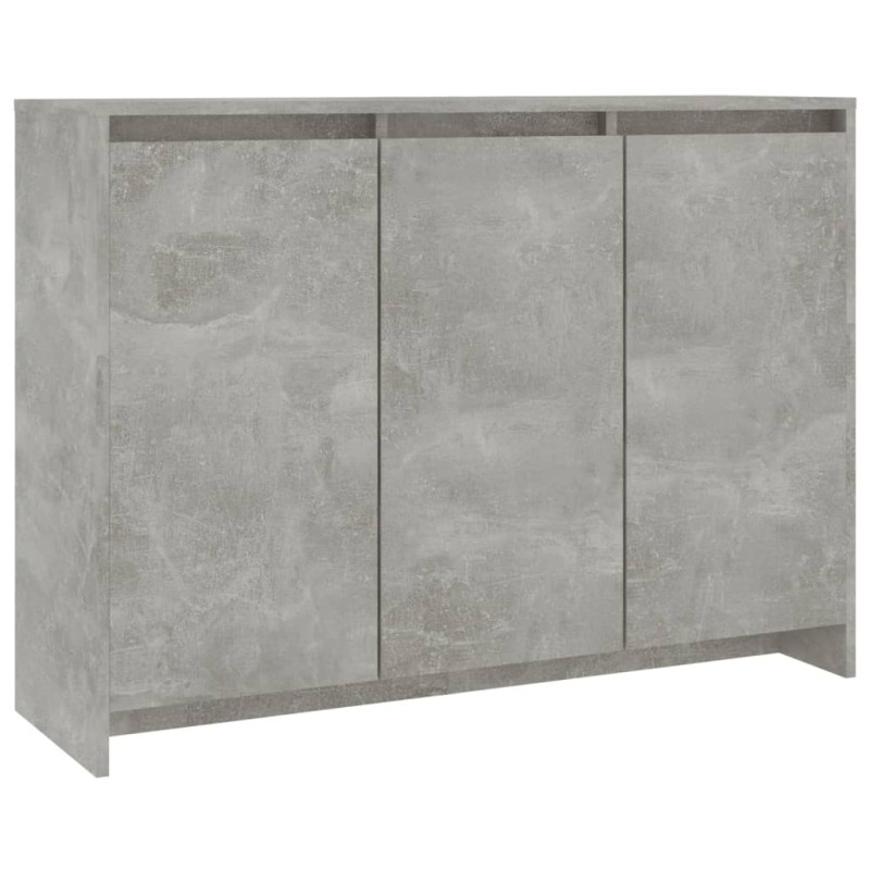vidaXL Ντουλάπι Γκρι Σκυροδέματος 102x33x75 εκ. Επεξεργασμένο Ξύλο