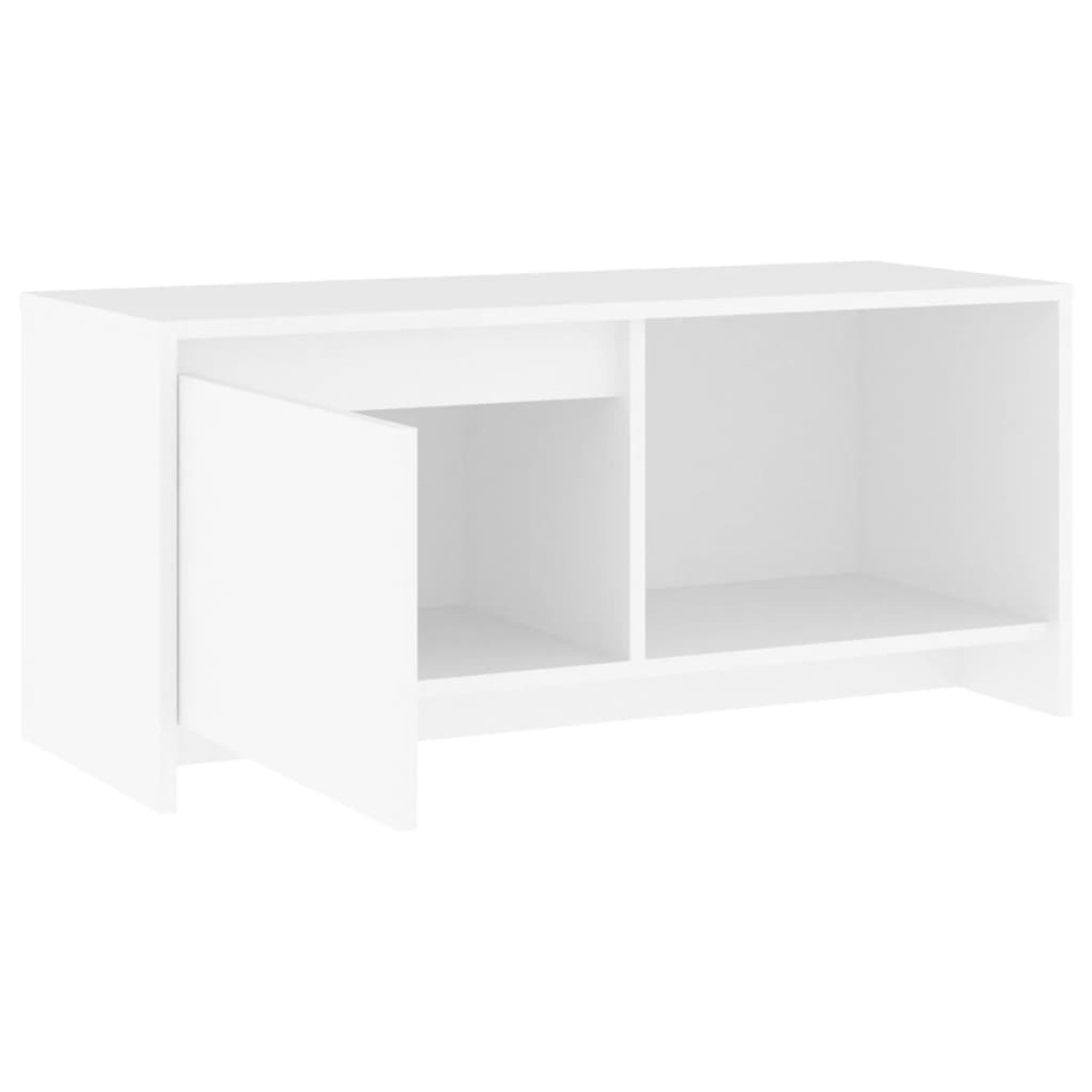 vidaXL Έπιπλο Τηλεόρασης Λευκό 90 x 35 x 40 εκ. από Μοριοσανίδα