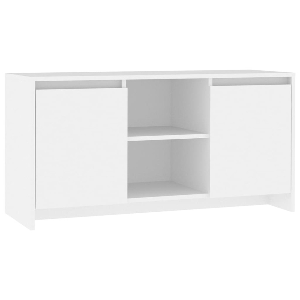 vidaXL Έπιπλο Τηλεόρασης Λευκό 102 x 37,5 x 52,5 εκ. από Επεξ. Ξύλο