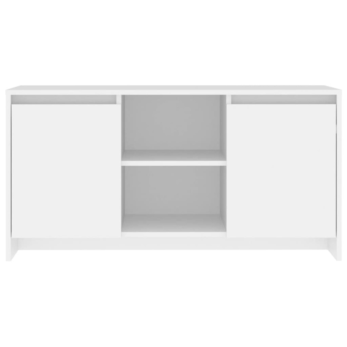 vidaXL Έπιπλο Τηλεόρασης Λευκό 102 x 37,5 x 52,5 εκ. από Μοριοσανίδα