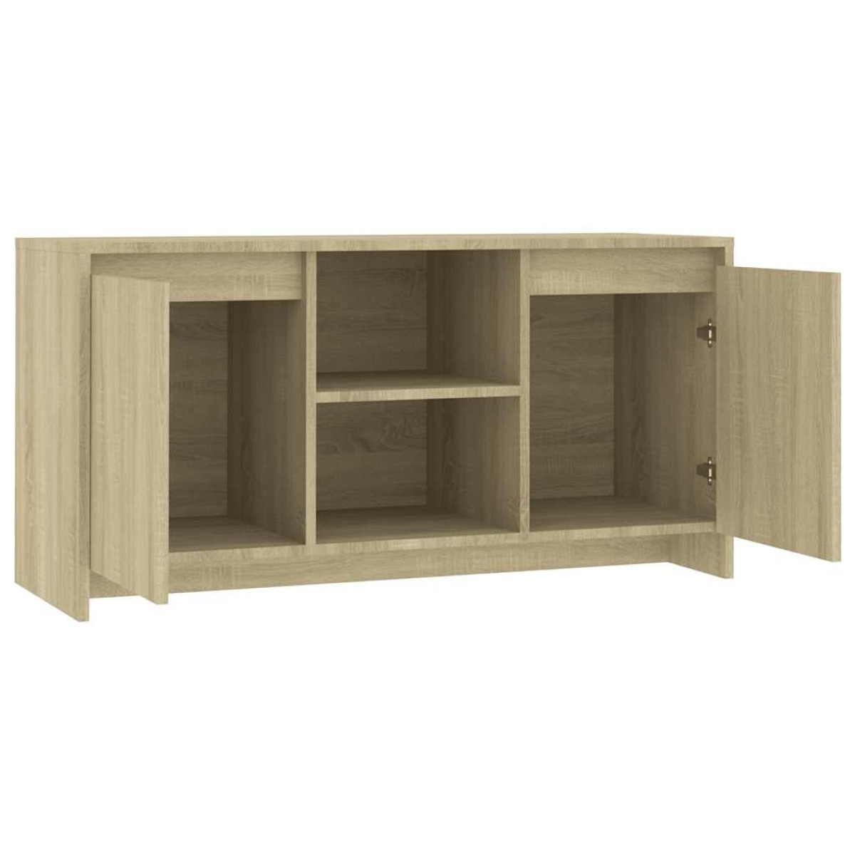 vidaXL Έπιπλο Τηλεόρασης Sonoma Δρυς 102x37,5x52,5 εκ. από Μοριοσανίδα