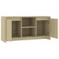 vidaXL Έπιπλο Τηλεόρασης Sonoma Δρυς 102x37,5x52,5 εκ. από Μοριοσανίδα