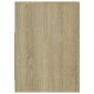 vidaXL Έπιπλο Τηλεόρασης Sonoma Δρυς 102x37,5x52,5 εκ. από Μοριοσανίδα