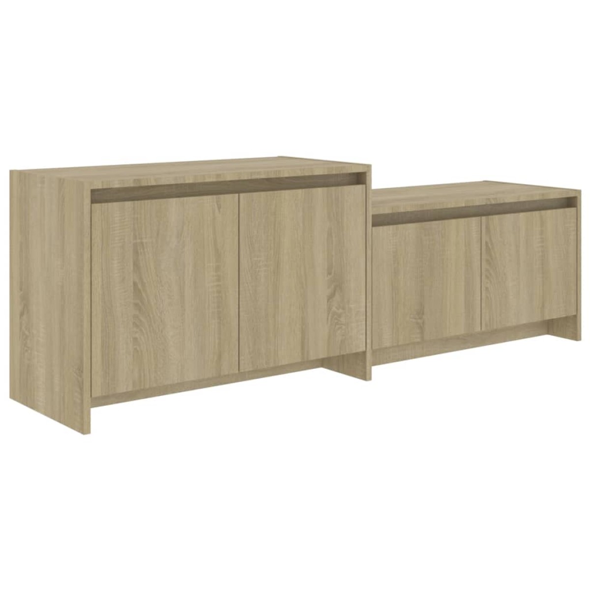 vidaXL Έπιπλο Τηλεόρασης Τοίχου Sonoma Δρυς 146,5x35x50εκ. Μοριοσανίδα