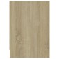 vidaXL Έπιπλο Τηλεόρασης Τοίχου Sonoma Δρυς 146,5x35x50εκ. Μοριοσανίδα