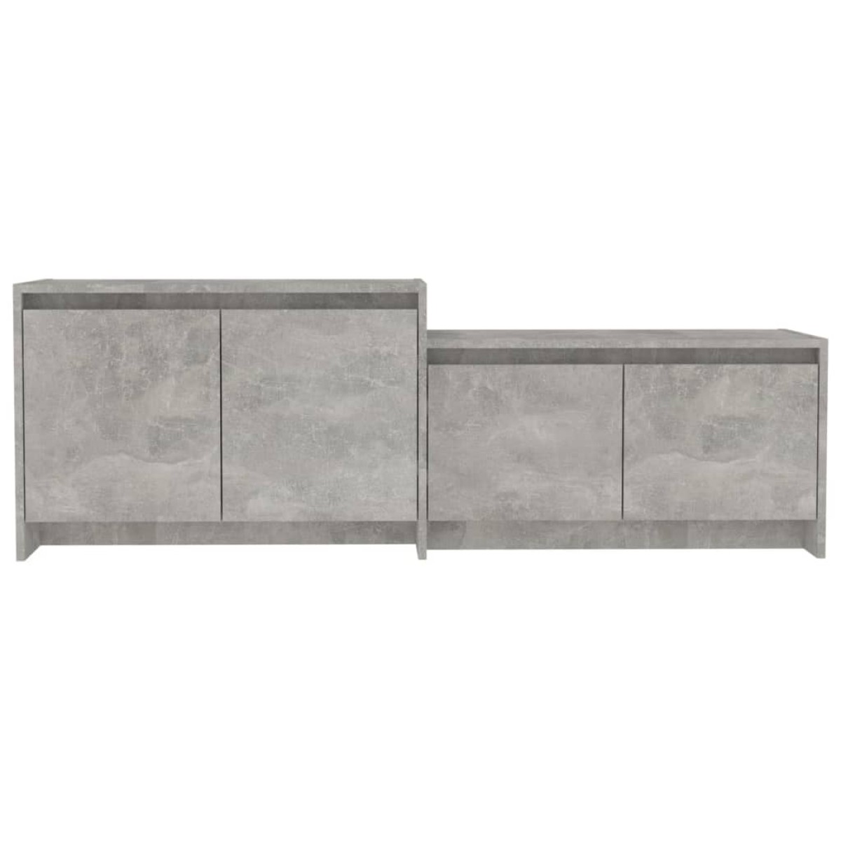 vidaXL Έπιπλο Τηλεόρασης Γκρι Σκυρ. 146,5 x 35 x 50 εκ από Μοριοσανίδα