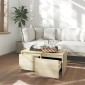 vidaXL Τραπεζάκι Σαλονιού Sonoma Δρυς 90 x 50 x 41,5 εκ. Μοριοσανίδα