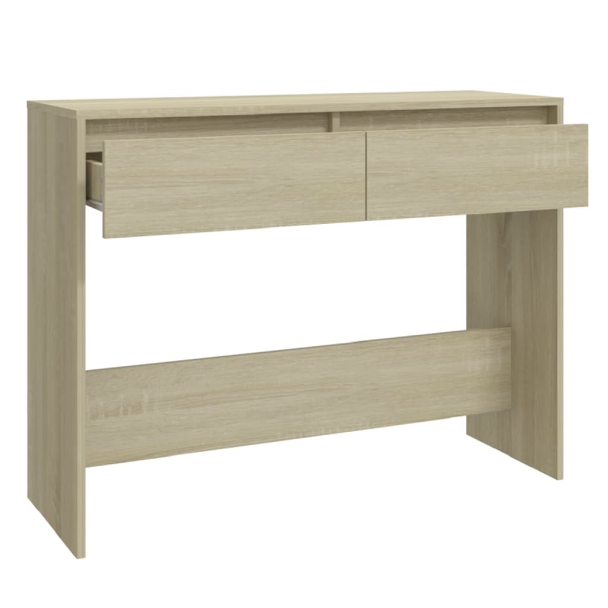 vidaXL Τραπεζάκι Κονσόλα Sonoma Δρυς 100 x 35 x 76,5εκ από Μοριοσανίδα