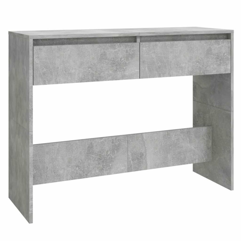 vidaXL Τραπεζάκι κονσόλα Γκρι Σκυρ. 100x35x76,5 εκ. Επεξεργασμένο Ξύλο