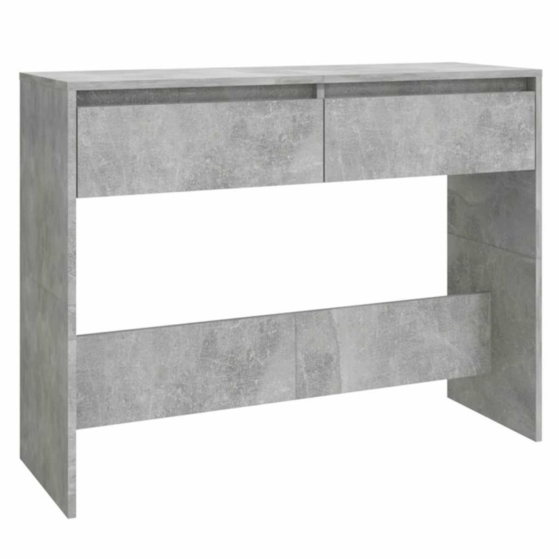 vidaXL Τραπεζάκι κονσόλα Γκρι Σκυρ. 100x35x76,5 εκ. Επεξεργασμένο Ξύλο