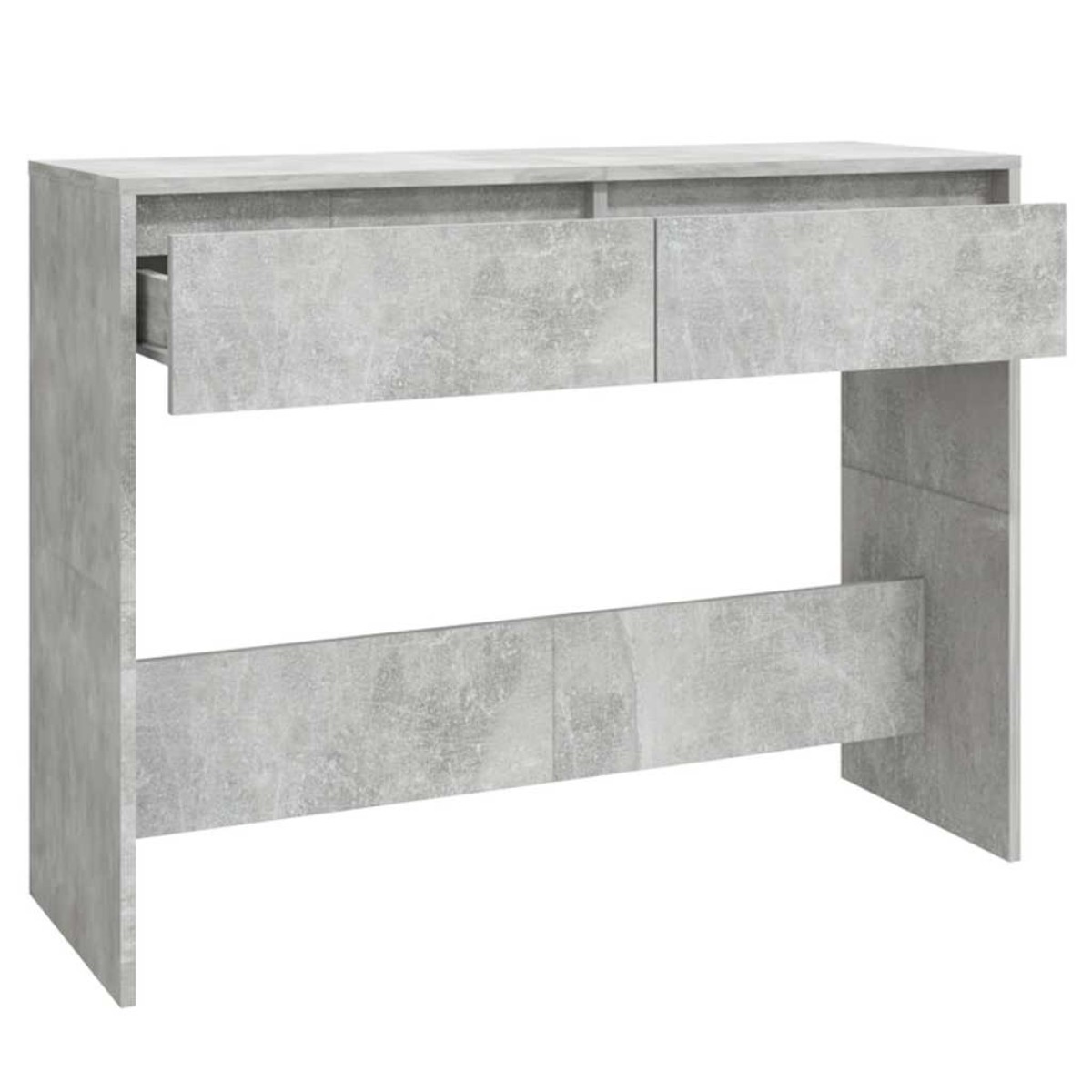 vidaXL Τραπέζι Κονσόλα Γκρι Σκυροδέματος 100x35x76,5εκ από Μοριοσανίδα
