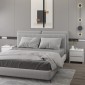 vidaXL Κομοδίνα 2 τεμ. Λευκά 45 x 34,5 x 44,5 εκ. από Μοριοσανίδα
