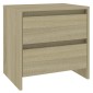 vidaXL Κομοδίνο Sonoma Δρυς 45 x 34,5 x 44,5 εκ. από Μοριοσανίδα