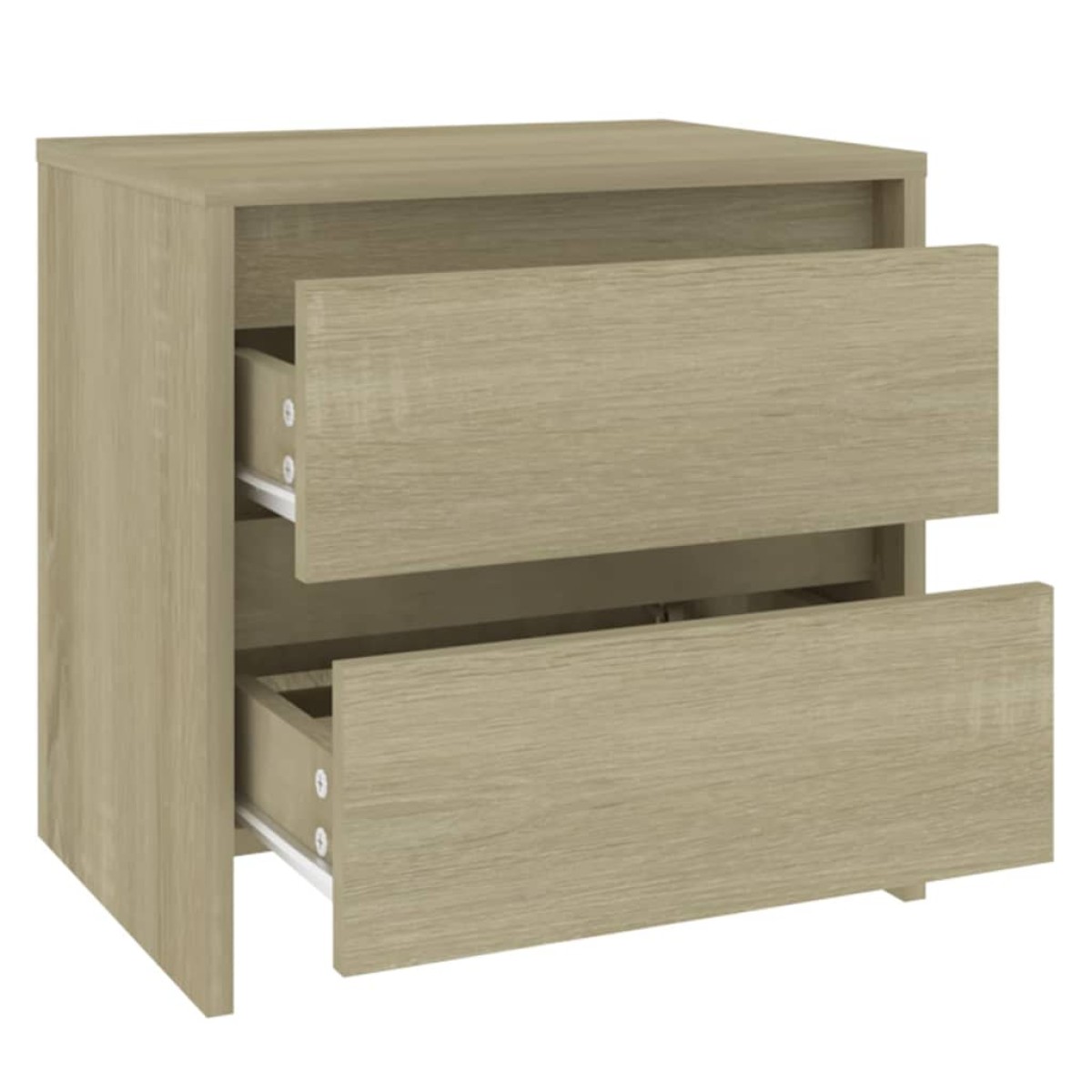 vidaXL Κομοδίνο Sonoma Δρυς 45 x 34,5 x 44,5 εκ. από Μοριοσανίδα