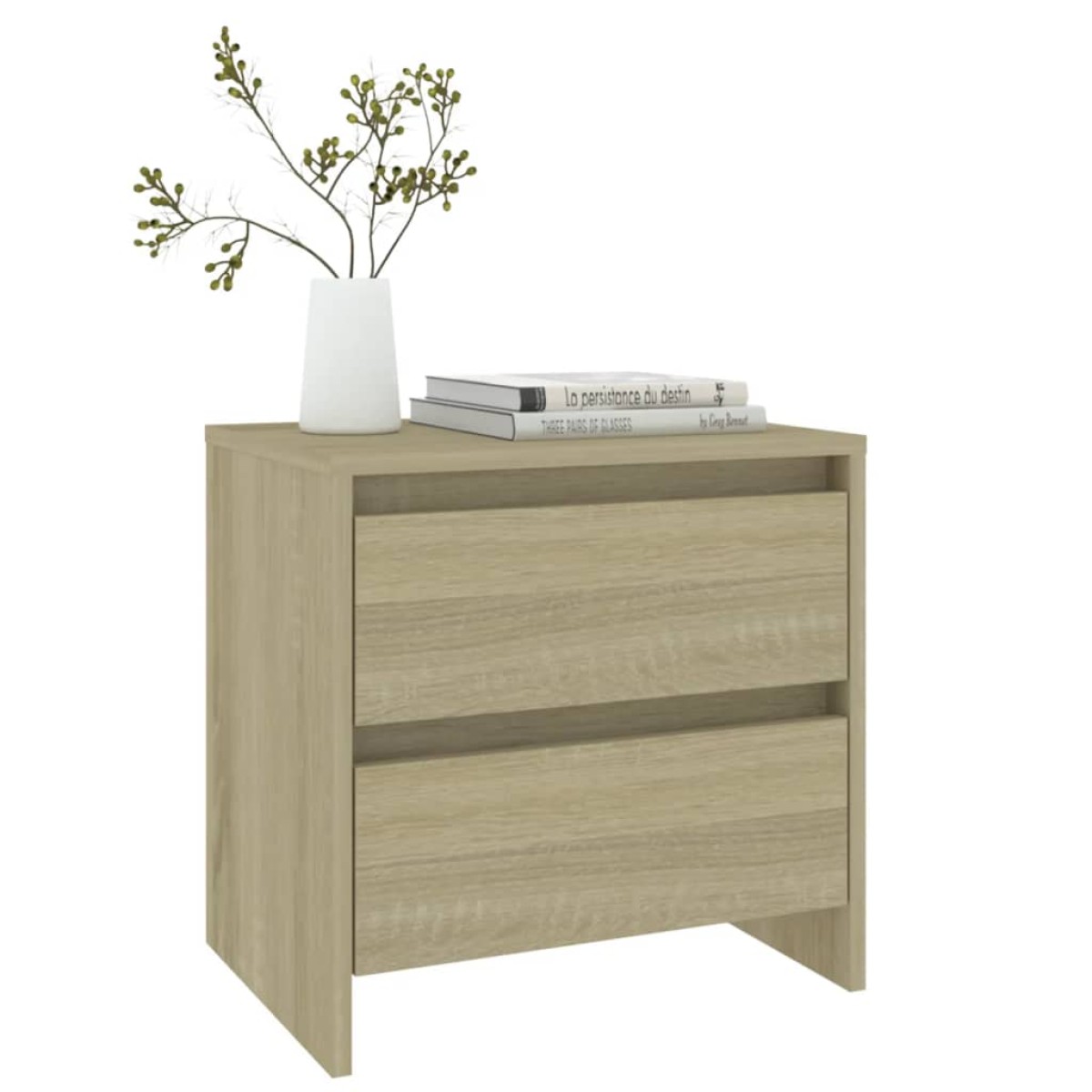 vidaXL Κομοδίνο Sonoma Δρυς 45 x 34,5 x 44,5 εκ. από Μοριοσανίδα