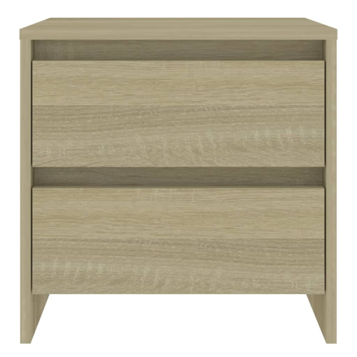 vidaXL Κομοδίνα 2 τεμ. Sonoma Δρυς 45 x 34,5 x 44,5 εκ. Μοριοσανίδα
