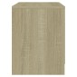 vidaXL Κομοδίνα 2 τεμ. Sonoma Δρυς 45 x 34,5 x 44,5 εκ. Μοριοσανίδα