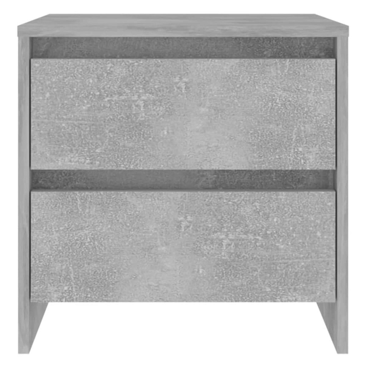vidaXL Κομοδίνο Γκρι Σκυροδέματος 45 x 34,5 x 44,5 εκ. από Μοριοσανίδα