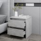 vidaXL Κομοδίνο Γκρι Σκυροδέματος 45 x 34,5 x 44,5 εκ. από Μοριοσανίδα