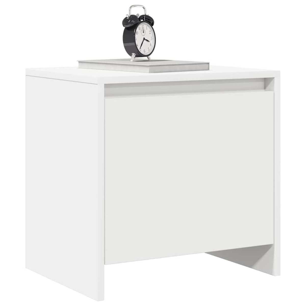 vidaXL Κομοδίνα 2 τεμ. Λευκά 45 x 34 x 44,5 εκ. από Μοριοσανίδα