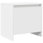 vidaXL Κομοδίνα 2 τεμ. Λευκά 45 x 34 x 44,5 εκ. από Μοριοσανίδα