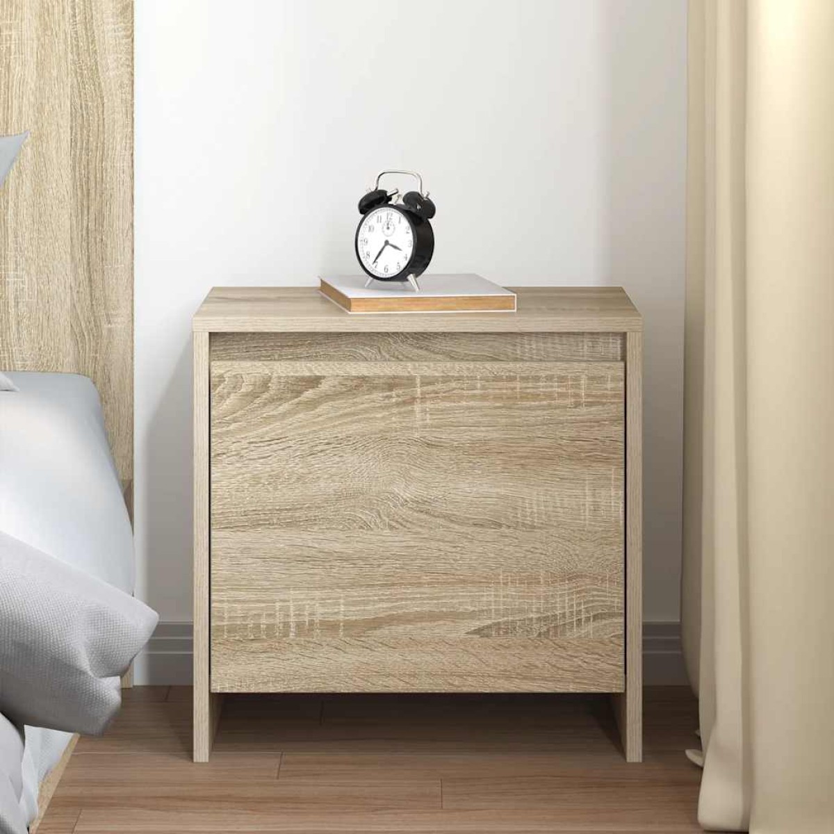 vidaXL Κομοδίνο Sonoma Δρυς 45 x 34 x 44,5 εκ. από Μοριοσανίδα