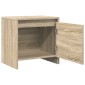 vidaXL Κομοδίνα 2 τεμ. Sonoma Δρυς 45 x 34 x 44,5 εκ. από Μοριοσανίδα