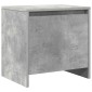 vidaXL Κομοδίνο Γκρι Σκυροδέματος 45 x 34 x 44,5 εκ. από Μοριοσανίδα