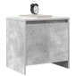 vidaXL Κομοδίνο Γκρι Σκυροδέματος 45 x 34 x 44,5 εκ. από Μοριοσανίδα