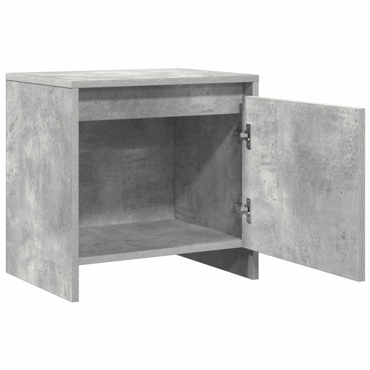 vidaXL Κομοδίνο Γκρι Σκυροδέματος 45 x 34 x 44,5 εκ. από Μοριοσανίδα