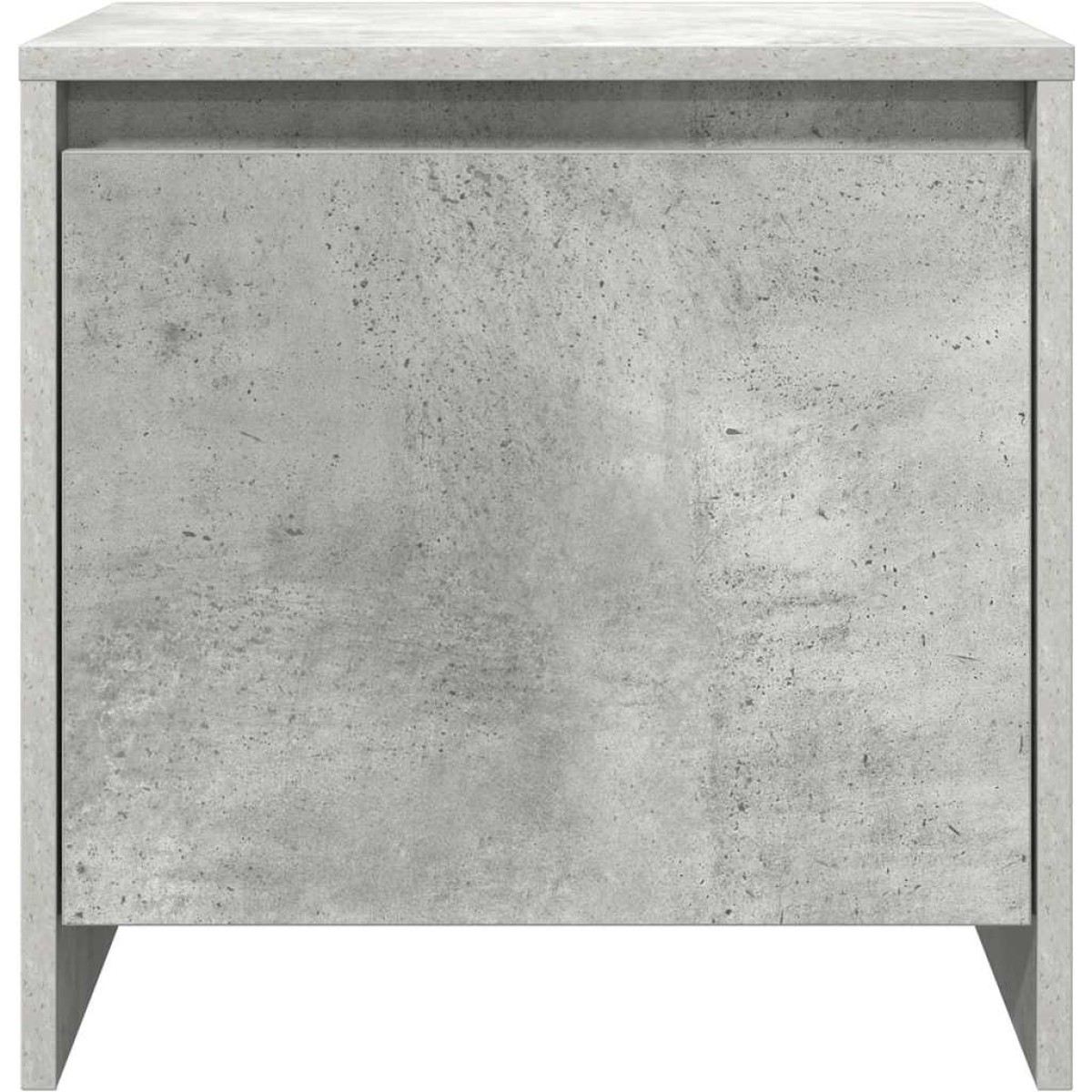 vidaXL Κομοδίνο Γκρι Σκυροδέματος 45 x 34 x 44,5 εκ. από Μοριοσανίδα