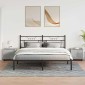 vidaXL Κομοδίνα 2 τεμ. Γκρι Σκυροδέματος 45x34x44,5 εκ. Μοριοσανίδα