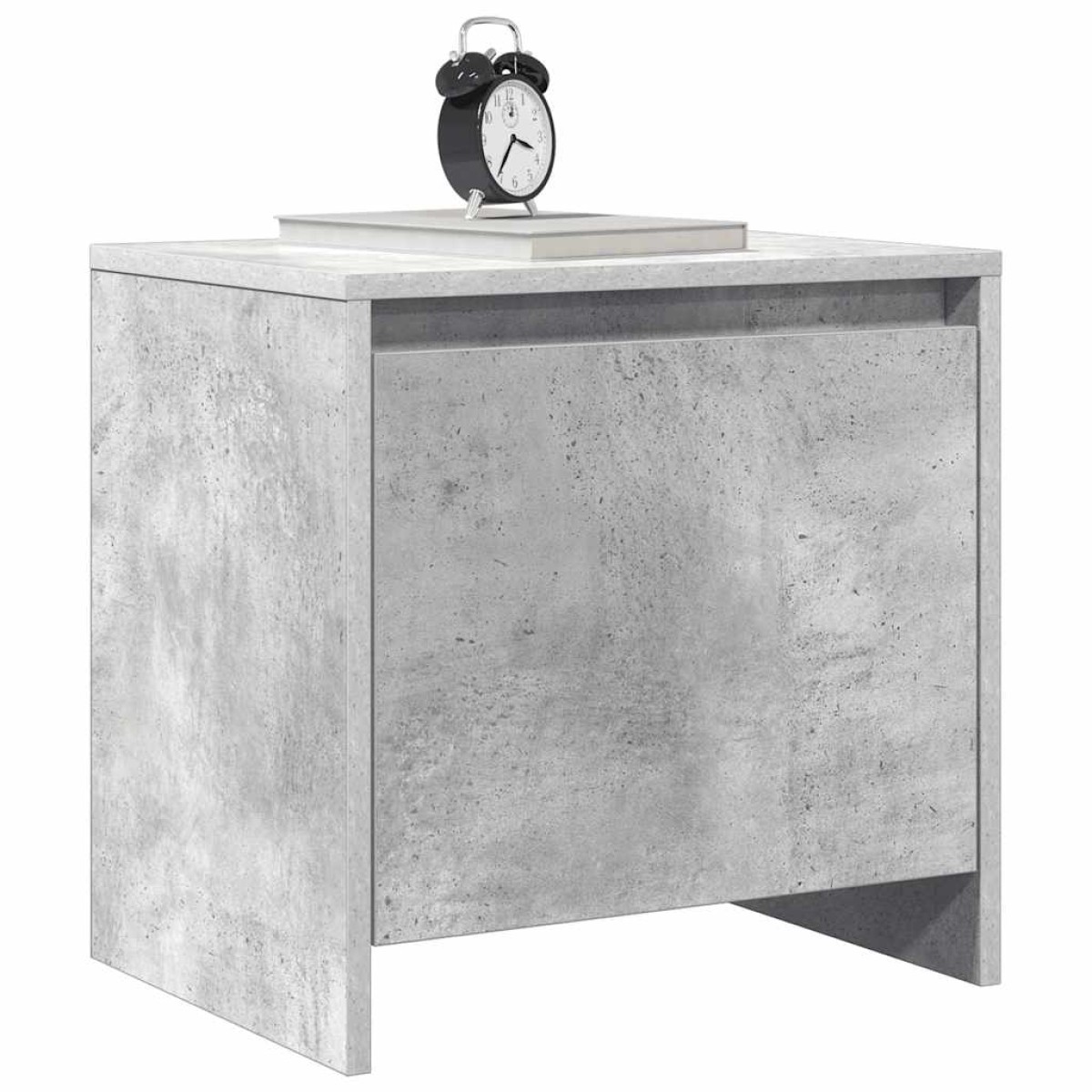 vidaXL Κομοδίνα 2 τεμ. Γκρι Σκυροδέματος 45x34x44,5 εκ. Μοριοσανίδα