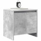 vidaXL Κομοδίνα 2 τεμ. Γκρι Σκυροδέματος 45x34x44,5 εκ. Μοριοσανίδα