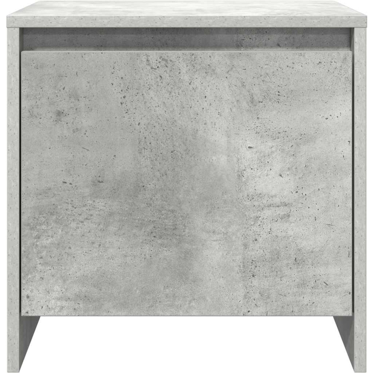 vidaXL Κομοδίνα 2 τεμ. Γκρι Σκυροδέματος 45x34x44,5 εκ. Μοριοσανίδα