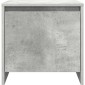 vidaXL Κομοδίνα 2 τεμ. Γκρι Σκυροδέματος 45x34x44,5 εκ. Μοριοσανίδα