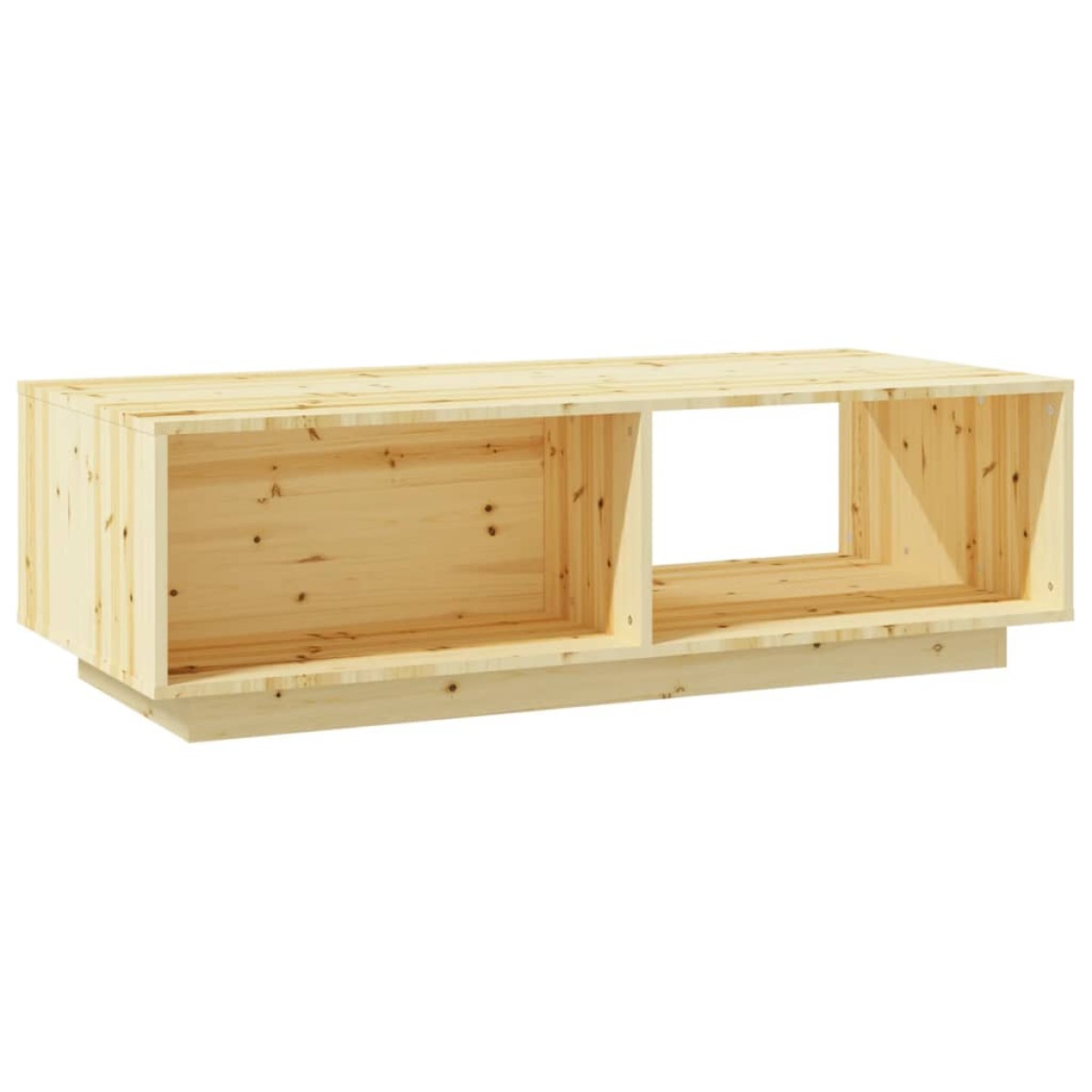 vidaXL Τραπεζάκι Σαλονιού 110 x 50 x 33,5 εκ. από Μασίφ Ξύλο Ελάτης