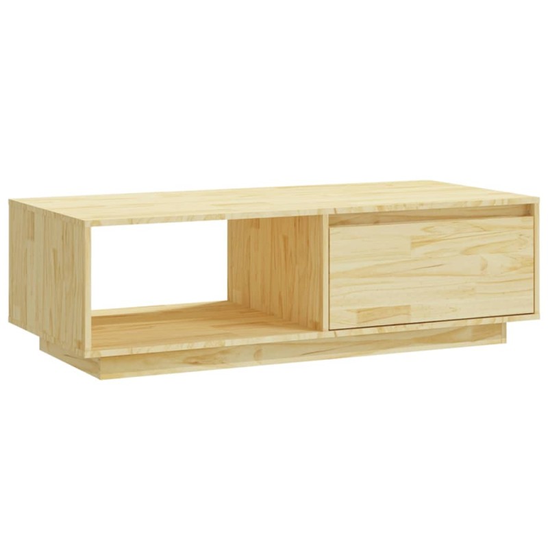 vidaXL Τραπεζάκι Σαλονιού 110 x 50 x 33,5 εκ. από Μασίφ Ξύλο Πεύκου