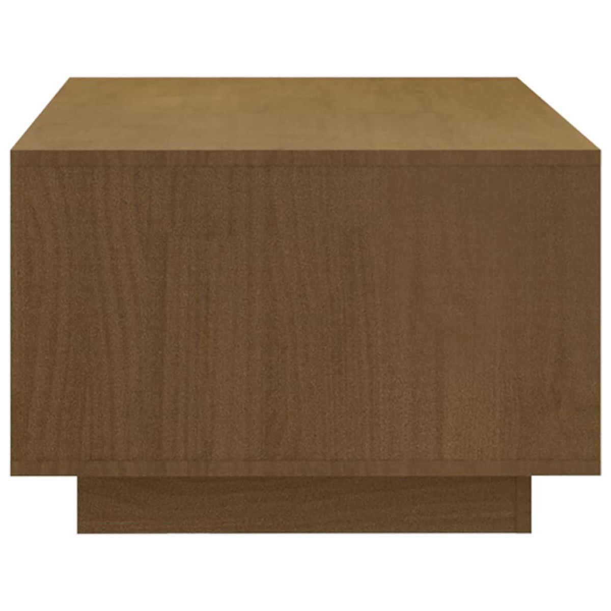 vidaXL Τραπεζάκι Σαλονιού Καφέ Μελί 110x50x33,5 εκ. Μασίφ Ξύλο Πεύκου
