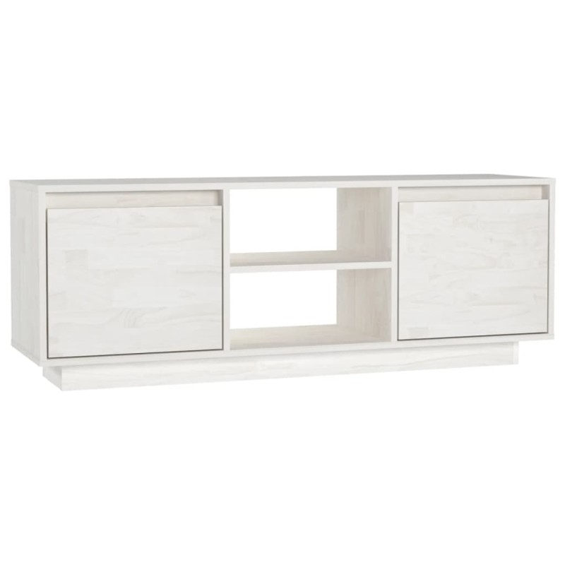vidaXL Έπιπλο Τηλεόρασης 110 x 30 x 40 εκ. από Μασίφ Ξύλο Πεύκου