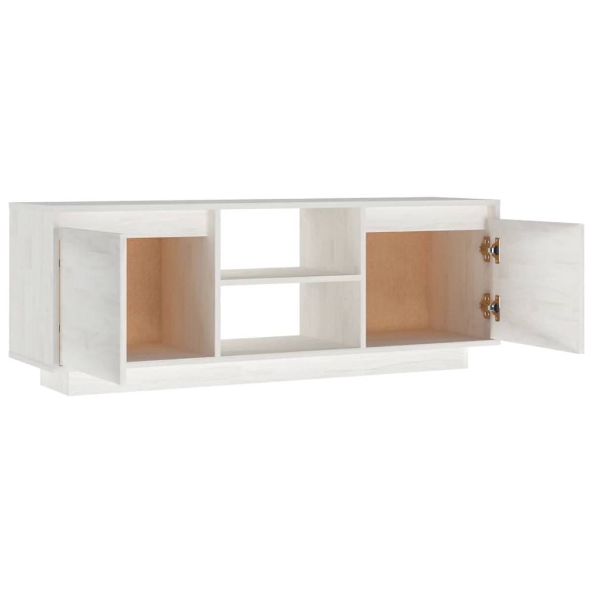 vidaXL Έπιπλο Τηλεόρασης 110 x 30 x 40 εκ. από Μασίφ Ξύλο Πεύκου
