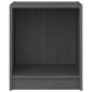 vidaXL Κομοδίνα 2 τεμ. Γκρι 35,5 x 33,5 x 41,5εκ από Μασίφ Ξύλο Πεύκου