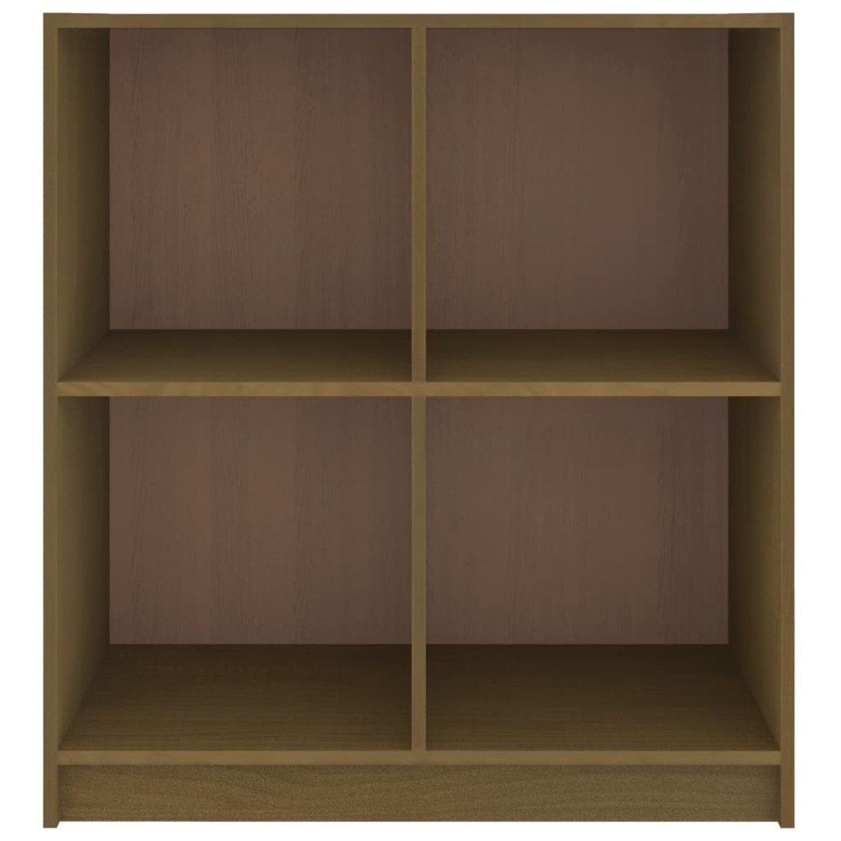 vidaXL Μπουφές Καφέ Μελί 70 x 33 x 76 εκ. από Μασίφ Ξύλο Πεύκου