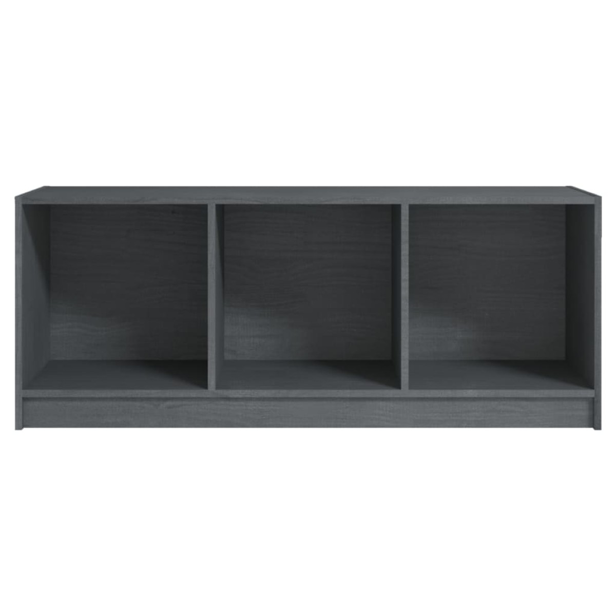 vidaXL Έπιπλο Τηλεόρασης Γκρι 104 x 33 x 41 εκ. από Μασίφ Ξύλο Πεύκου