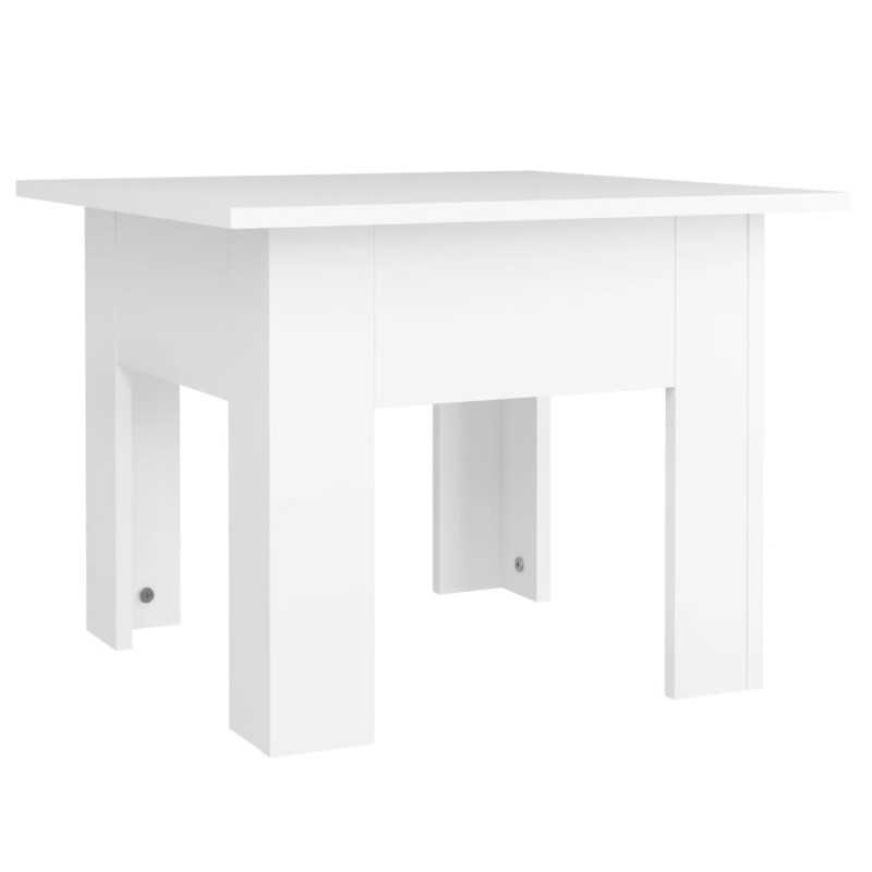 vidaXL Τραπεζάκι Σαλονιού Λευκό 55x55x42 εκ. Επεξεργ. Ξύλο
